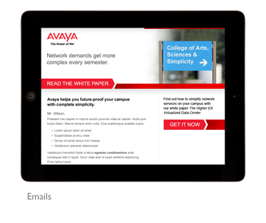 Avaya - Email 3
