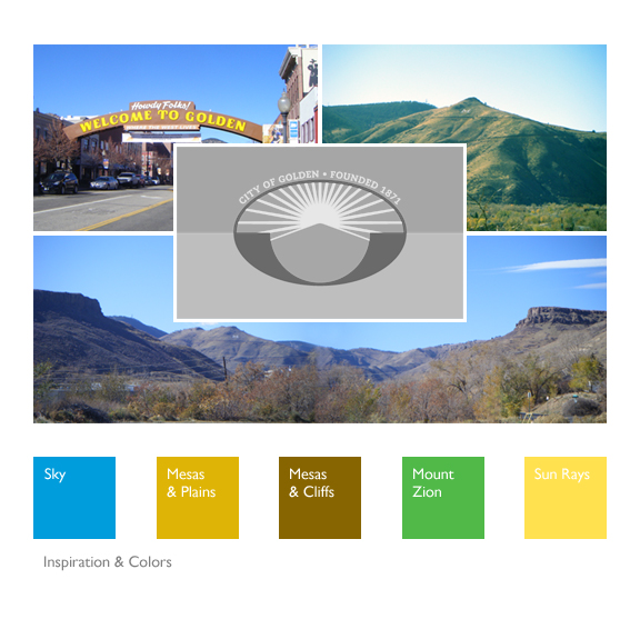 City of Golden Flag - Inspiration & Colors