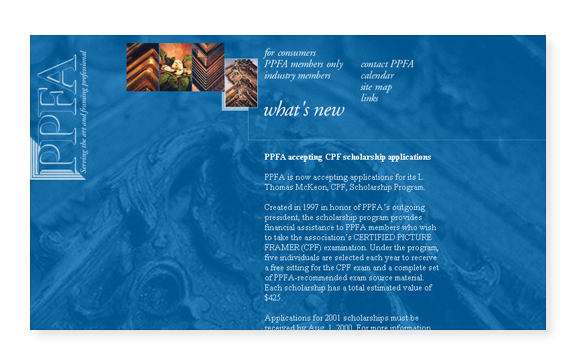 Professional Picture Framers Association - Website