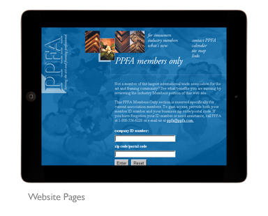 Professional Picture Framers Association - Website