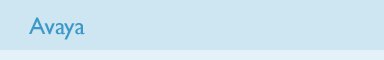 Header - Avaya