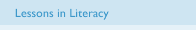 Header - Lessons in Literacy